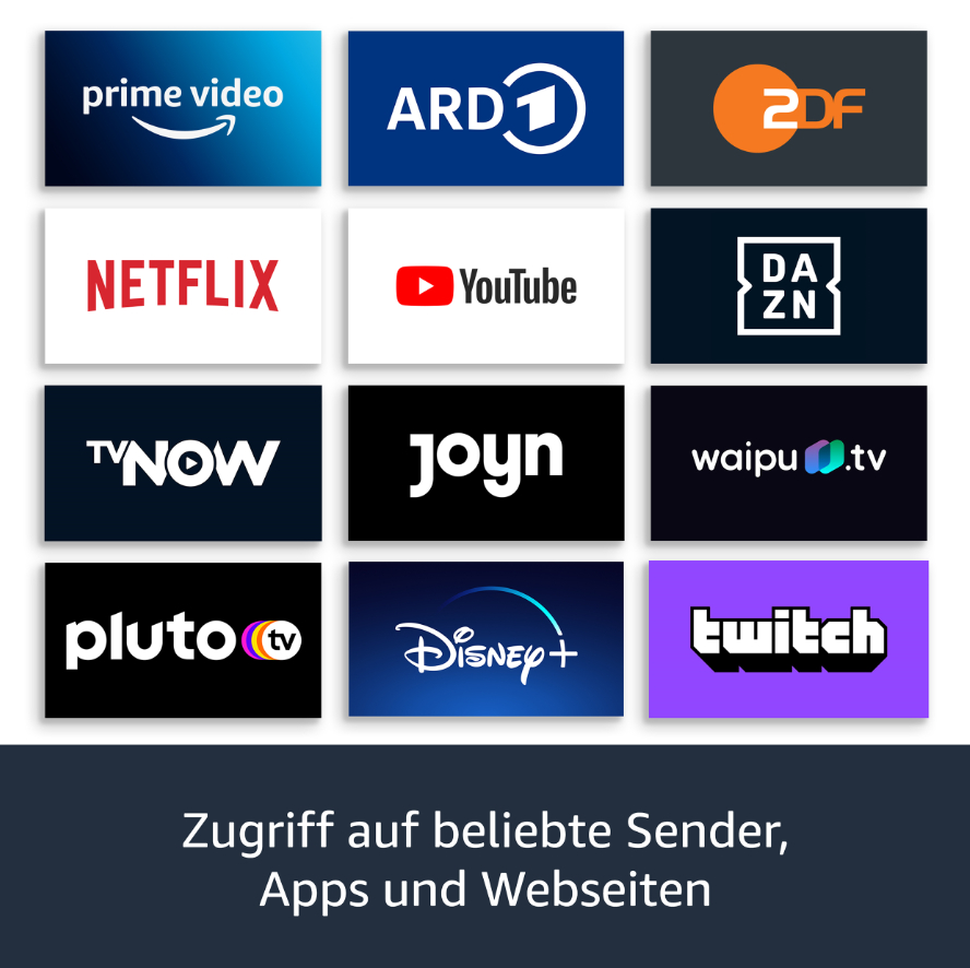 AMAZON Fire TV Cube Hands-free 4K Ultra HD Streaming-Mediaplayer 16 GB, Schwarz