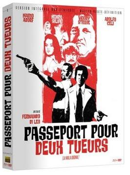 Affiche de film : Un groupe d'hommes avec des armes, avec un titre de film en italien.