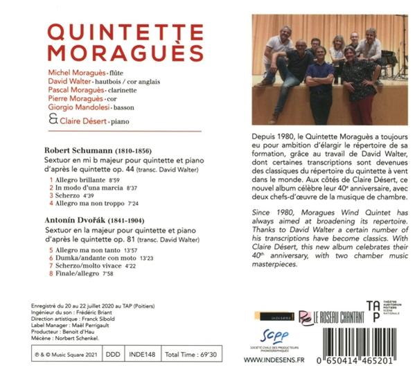 Claire Quintette Moragues/desert - Quintette Moragues  - (CD)