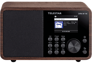 TELESTAR DIRA M 14i - Radio digitale (DAB, DAB+, FM, Internet radio, Nero/Marrone)