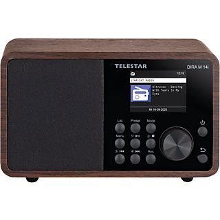 TELESTAR DIRA M 14i - Radio numérique (DAB, DAB+, FM, Internet radio, Noir/Brun)