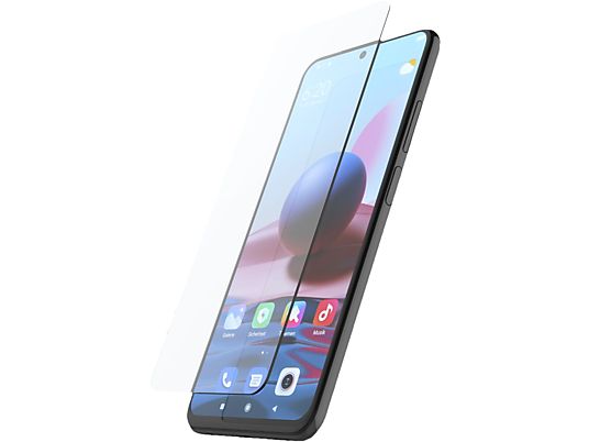 HAMA Premium Crystal Glass - Verre de protection (Convient pour le modèle: Xiaomi Redmi Note 10/10S)