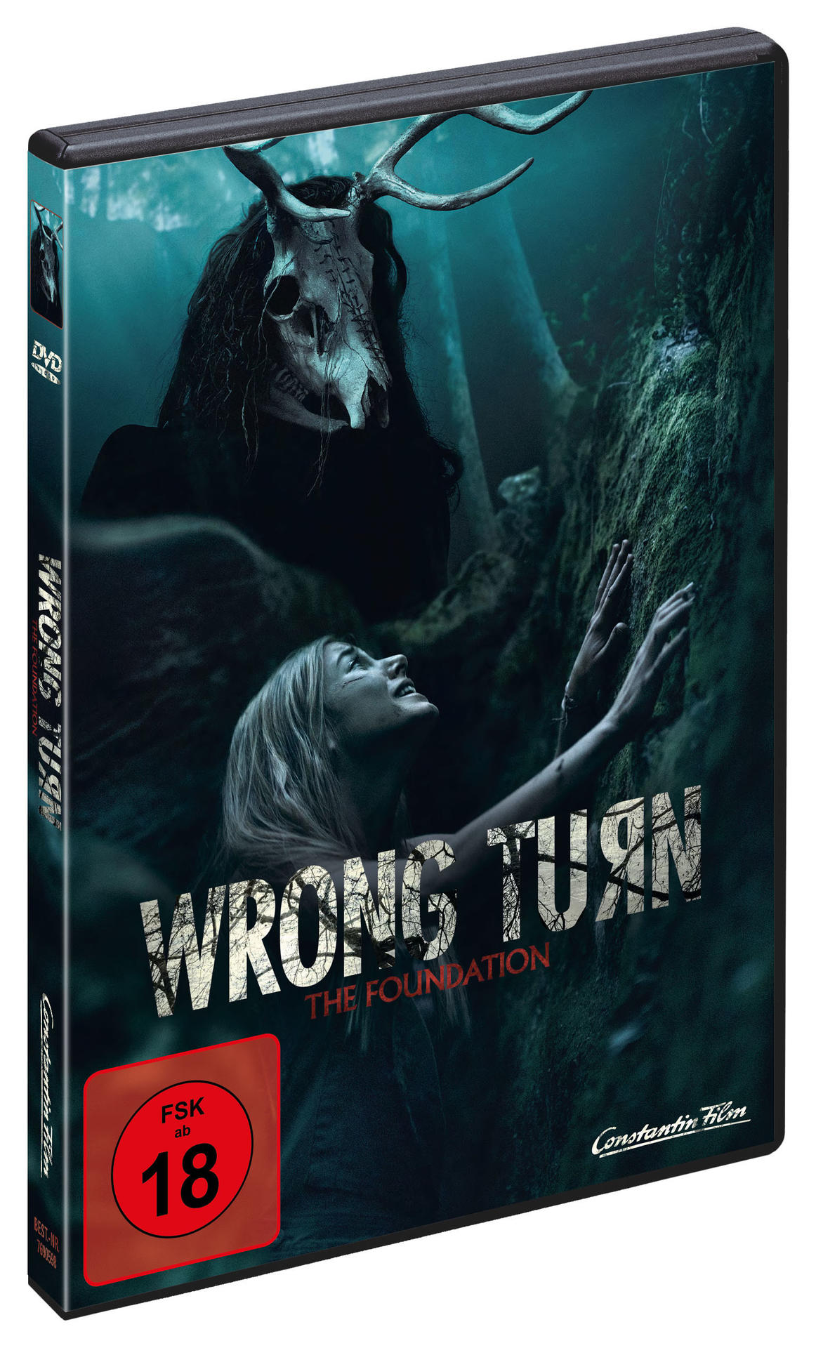 Eine DVD-Hülle für den Film Wrong Turn: The Foundation.
