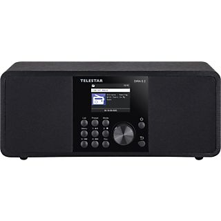 TELESTAR DIRA S 2 - Radio numérique (DAB+, FM, Internet radio, Noir)
