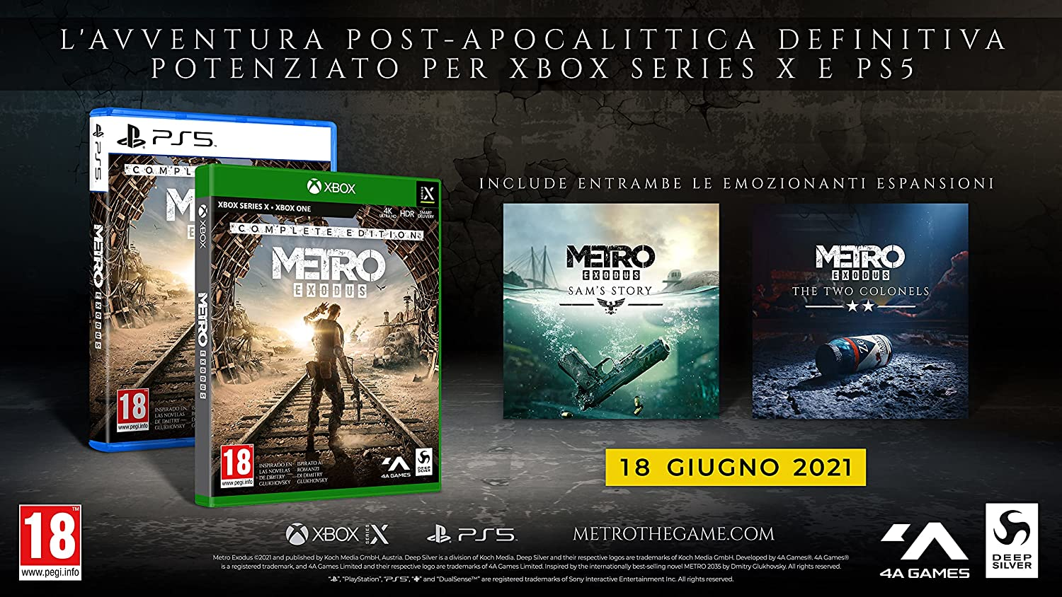Metro Exodus: Complete Edition - PlayStation 5 - Italien