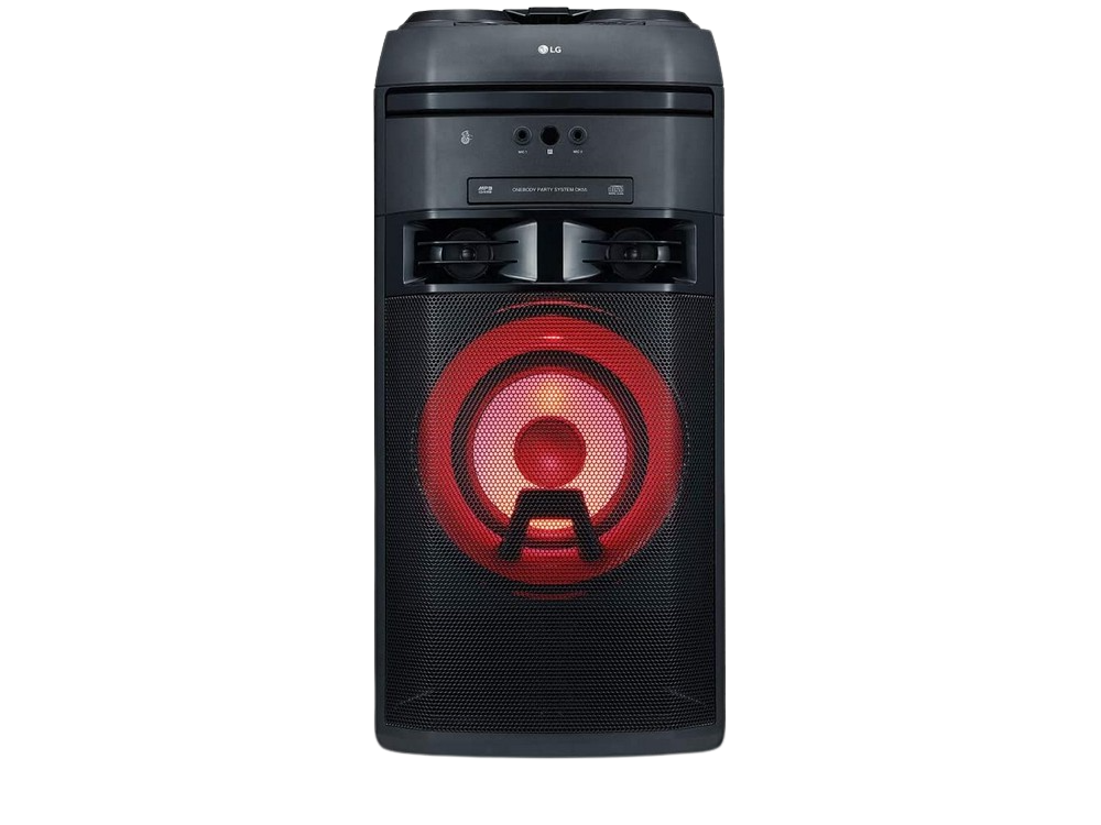 Altavoz gran potencia - LG OK55, 500 W, Efectos DJ, Bluetooth, CD, USB, Radio, Negro