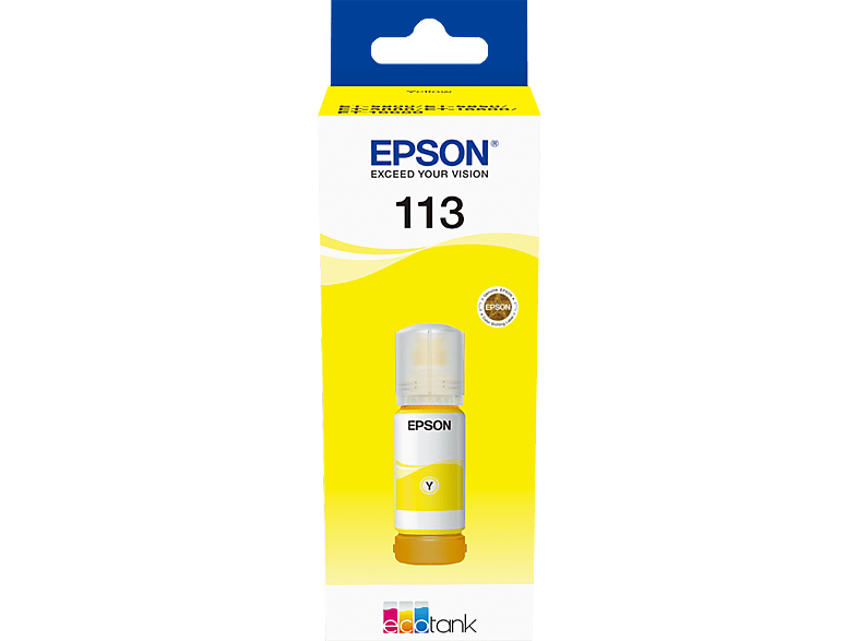 EPSON 113 EcoTank-Tintenflasche in Pigmentgelb; Tintenpatrone