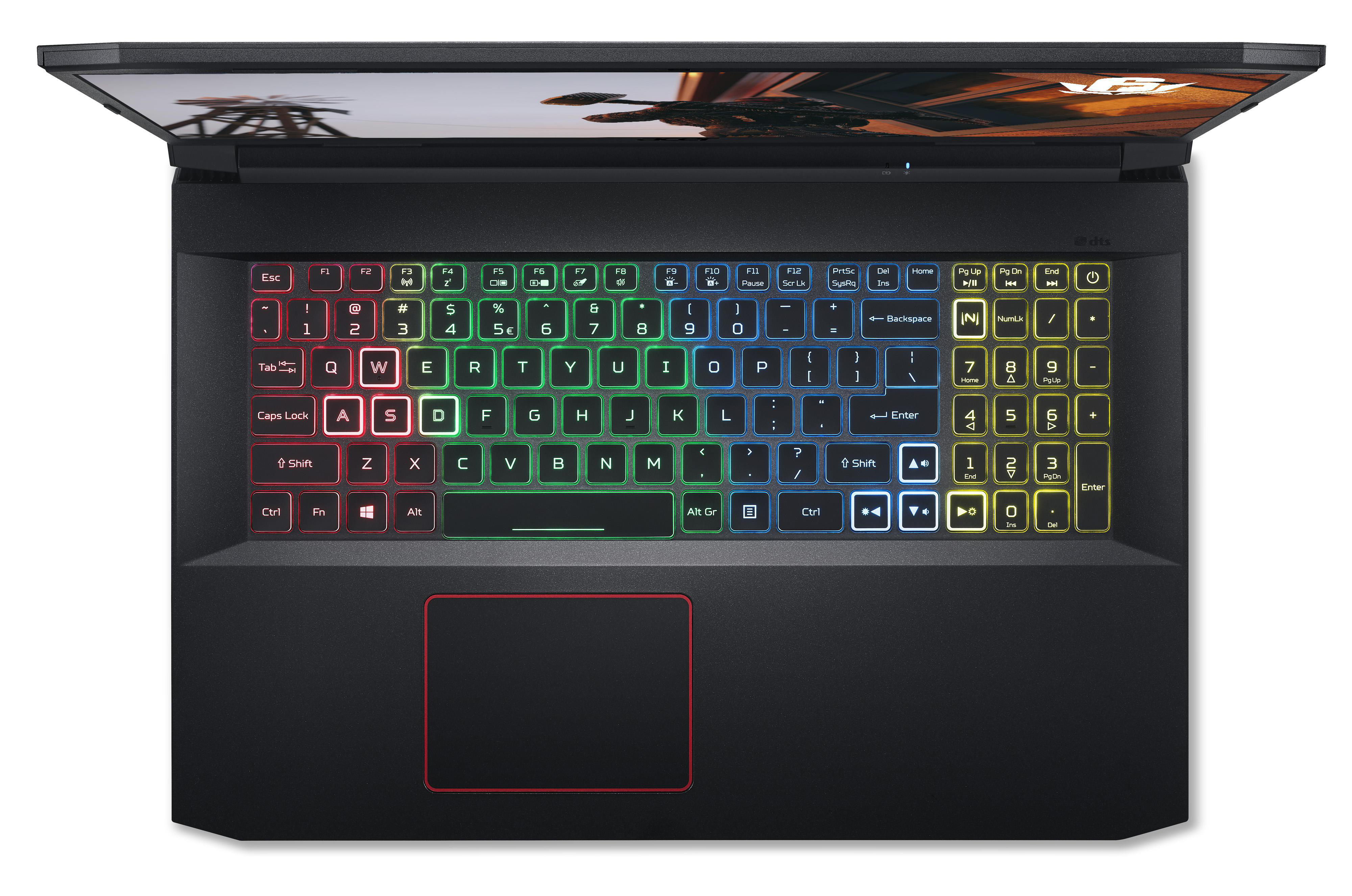 ACER Nitro 5 (AN517-52-74H8) mit 120 Hz Display &  RGB Tastaturbeleuchtung - 17,3 Zoll - Intel® Core™ i7 i7-10750H - 16 GB - 512 GB - NVIDIA GeForce RTX™ 3060 - Windows 10 Home (64 Bit)