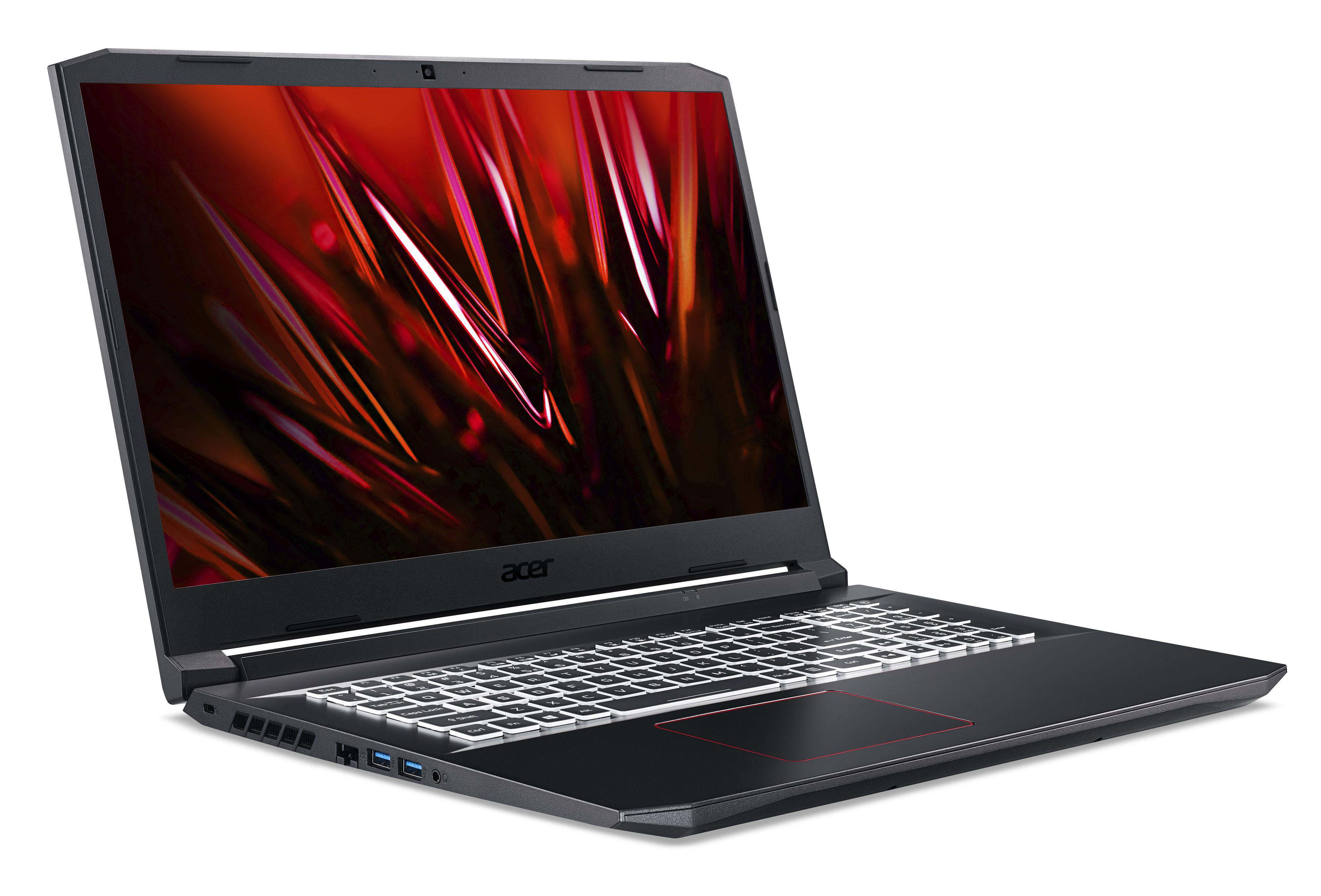 ACER Nitro 5 (AN517-52-74H8) mit 120 Hz Display &  RGB Tastaturbeleuchtung - 17,3 Zoll - Intel® Core™ i7 i7-10750H - 16 GB - 512 GB - NVIDIA GeForce RTX™ 3060 - Windows 10 Home (64 Bit)