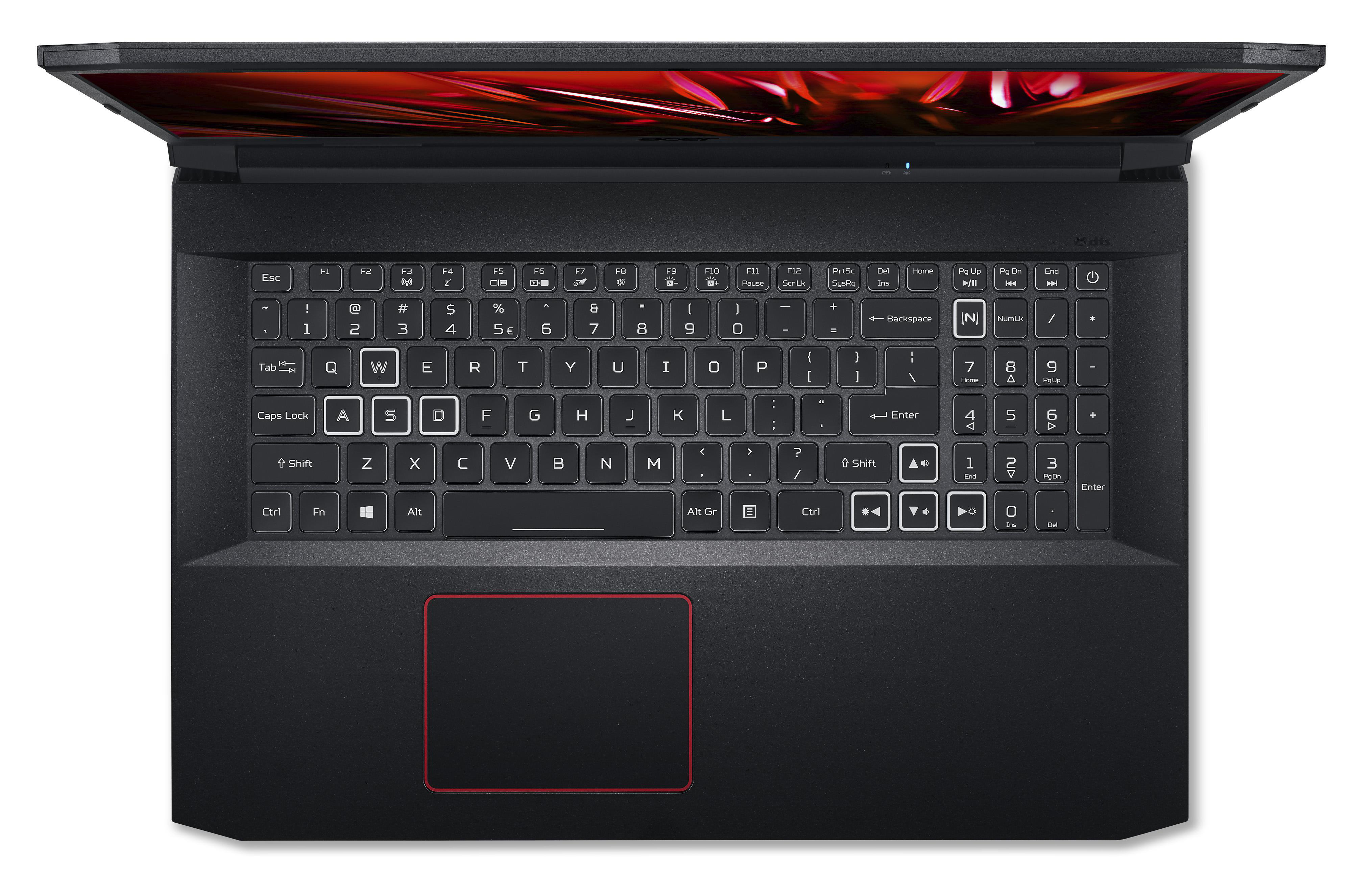 ACER Nitro 5 (AN517-52-74H8) mit 120 Hz Display &  RGB Tastaturbeleuchtung - 17,3 Zoll - Intel® Core™ i7 i7-10750H - 16 GB - 512 GB - NVIDIA GeForce RTX™ 3060 - Windows 10 Home (64 Bit)