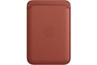 Apple cartera de piel con MagSafe para el iPhone, Rojo Arizona