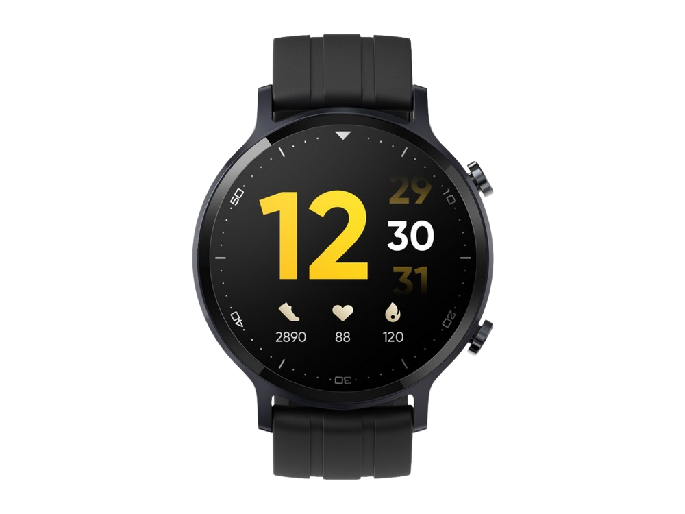 Smartwatch - realme Watch S, 15 días, IP68, Notificaciones inteligentes, Sensor cardíaco, Multideporte, Negro