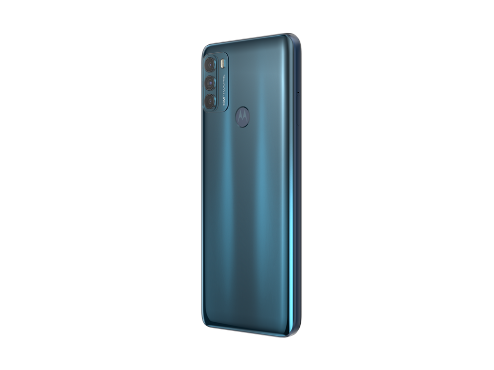 motorola G50 5G, Verde, 128 GB, 4 GB RAM, 6.5" HD+, IPS LCD, 90 Hz, Snapdragon 480, 5000 mAh, Android
