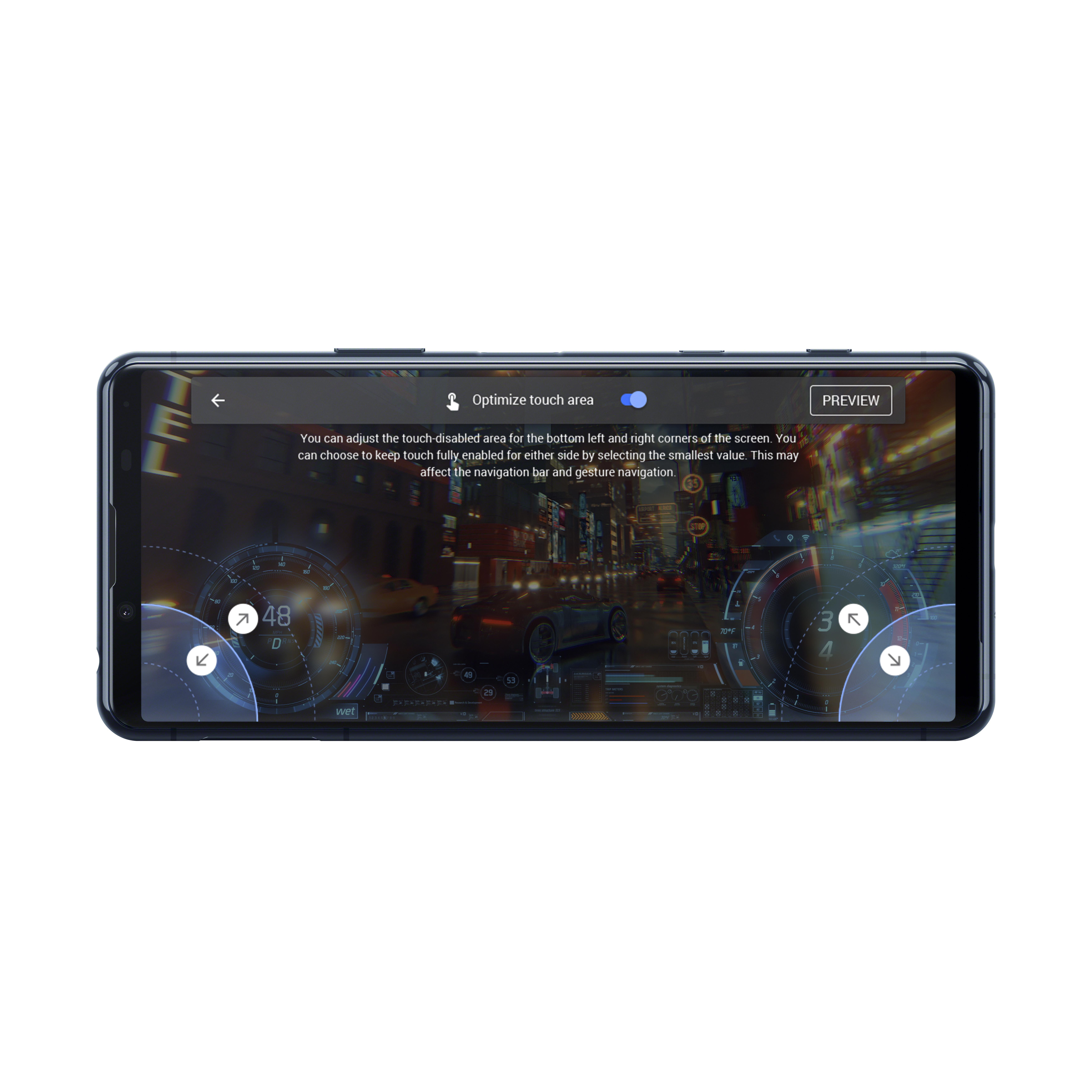 SONY Xperia 5 II 5G 21:9 Display 128 GB Blau Dual SIM