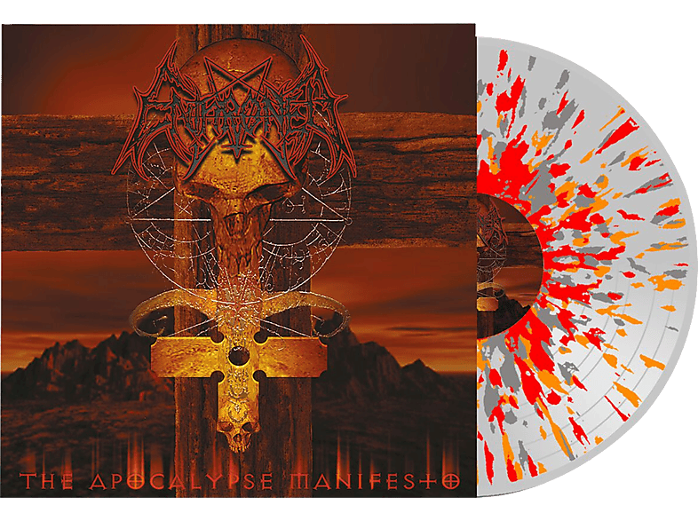 Enthroned - The Apocalypse Manifesto (Red, Orange & Grey Splatter Vinyl) (Vinyl LP (nagylemez))