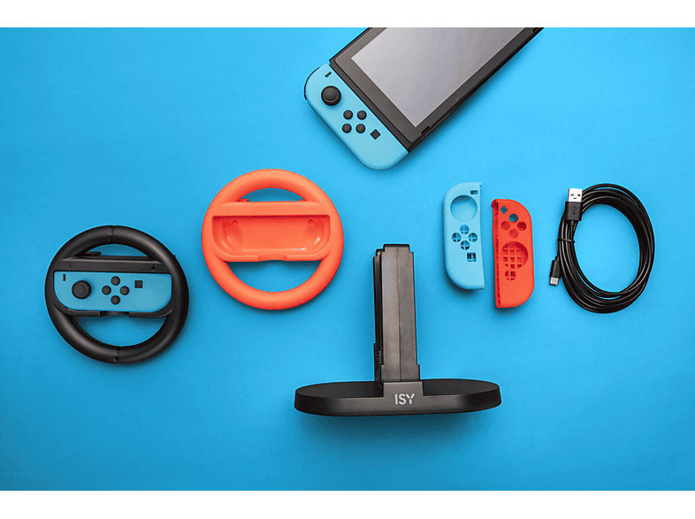 Thumbnail - ISY IC-5006 Nintendo Switch USB 2.0-C Ladekabel, Schwarz