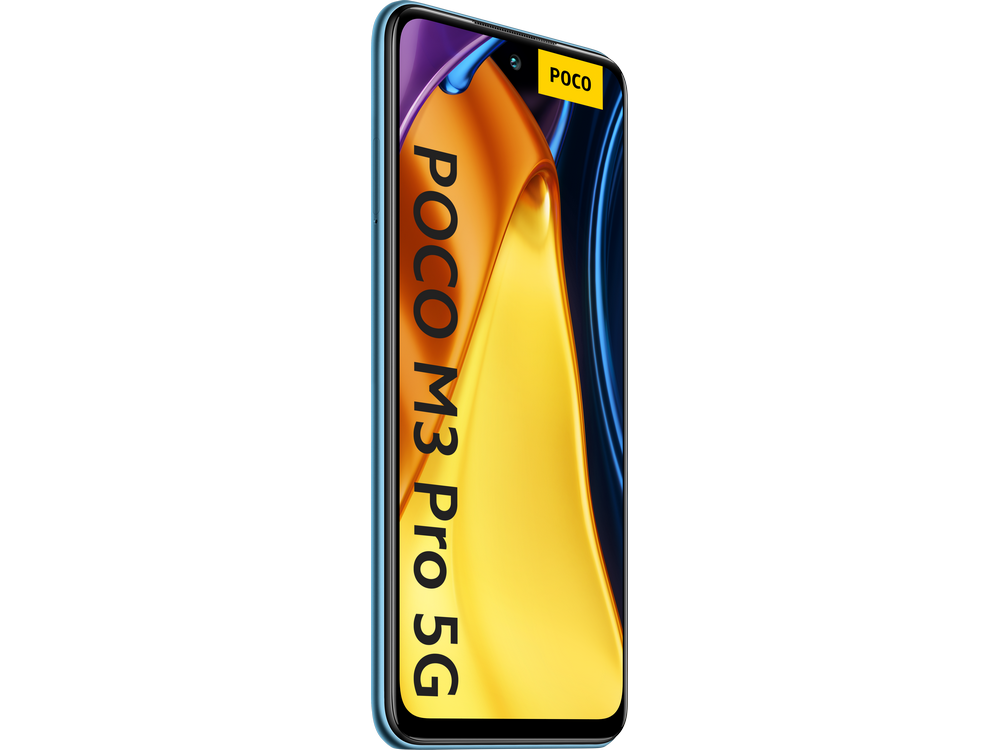 POCO M3 Pro 5G, Azul, 128 GB, 6 GB RAM, 6.5" Full HD+, MediaTek Dimensity 700, 5000 mAh, Android 11