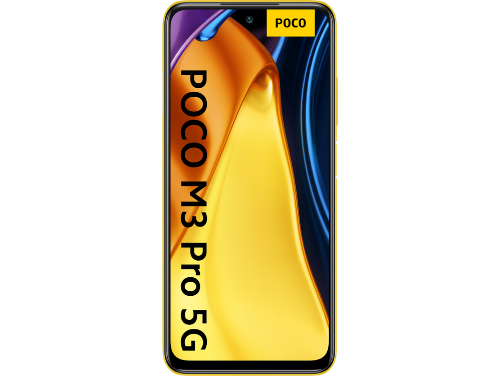 POCO M3 Pro 5G, Amarillo, 128 GB, 6 GB RAM, 6.5" Full HD+, MediaTek Dimensity 700, 5000mAh, Android 11