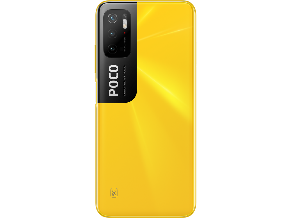 POCO M3 Pro 5G, Amarillo, 128 GB, 6 GB RAM, 6.5" Full HD+, MediaTek Dimensity 700, 5000mAh, Android 11