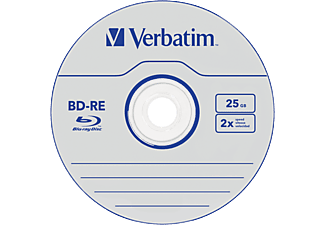 VERBATIM BD-RE BluRay újraírható lemez, 25GB, 1 db (43615)