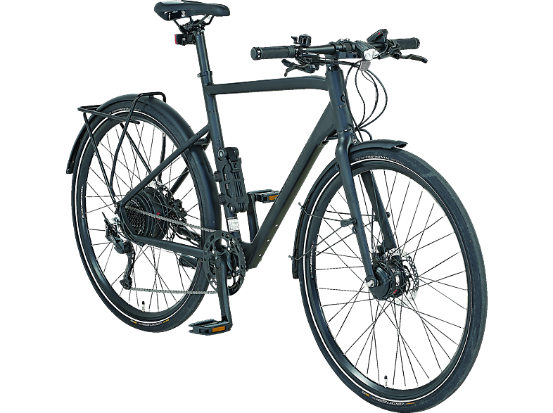 PROPHETE URBANICER 21.EMU.10 (Laufradgröße: 28 Zoll, Rahmenhöhe: 55 cm, Herren-Rad, 252 Wh, Schwarz matt)