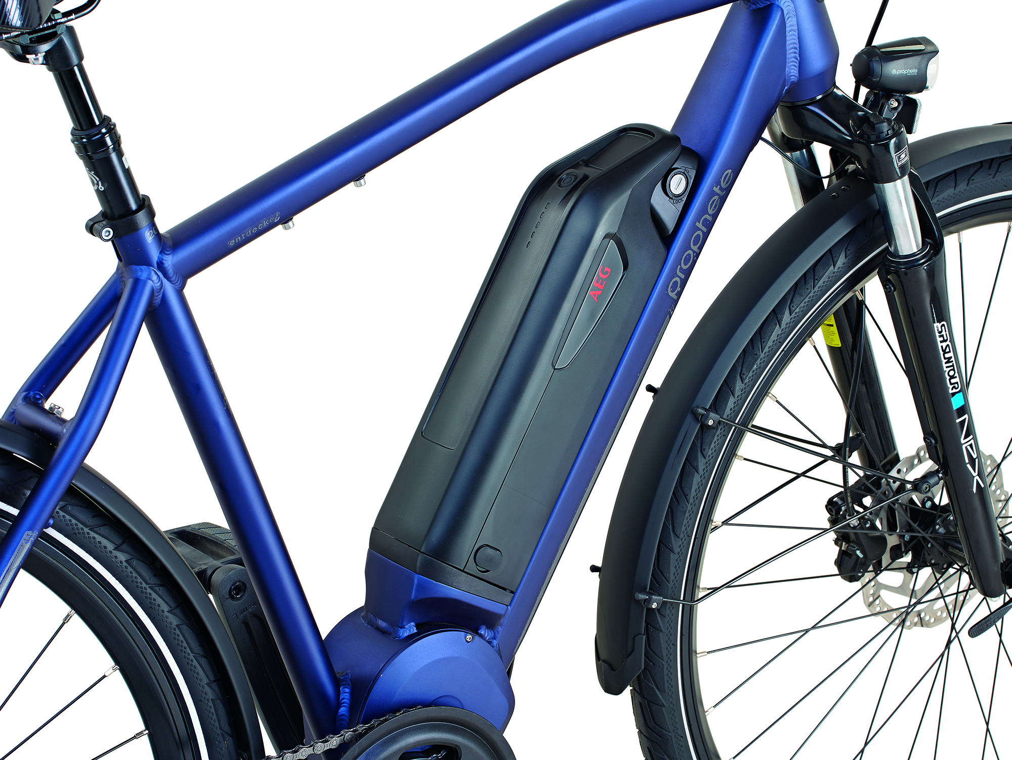 PROPHETE ENTDECKER 21.EMT.10 Trekkingrad (Rahmenhöhe: 52 cm, Herren-Rad, 374.5 Wh, Dunkelblau matt)