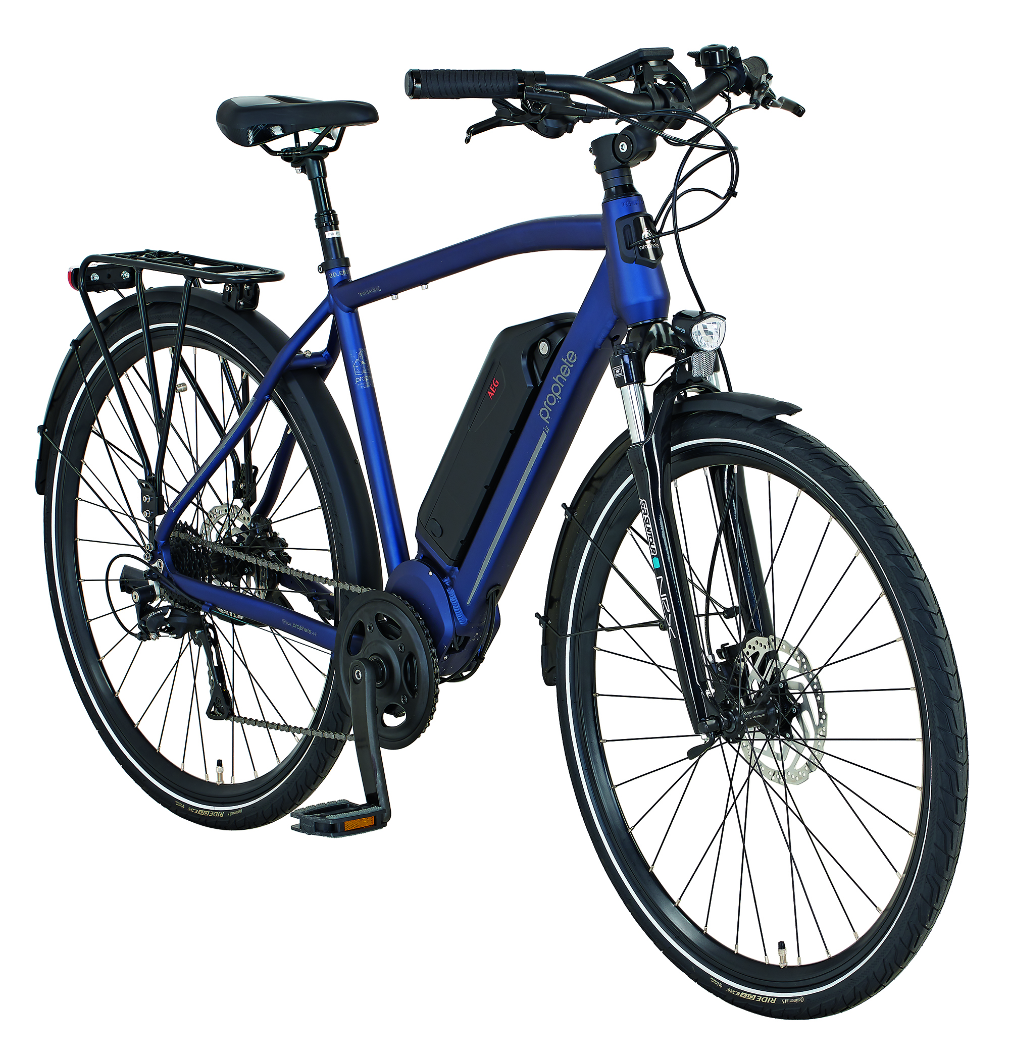 PROPHETE ENTDECKER 21.EMT.10 Trekkingrad (Rahmenhöhe: 52 cm, Herren-Rad, 374.5 Wh, Dunkelblau matt)