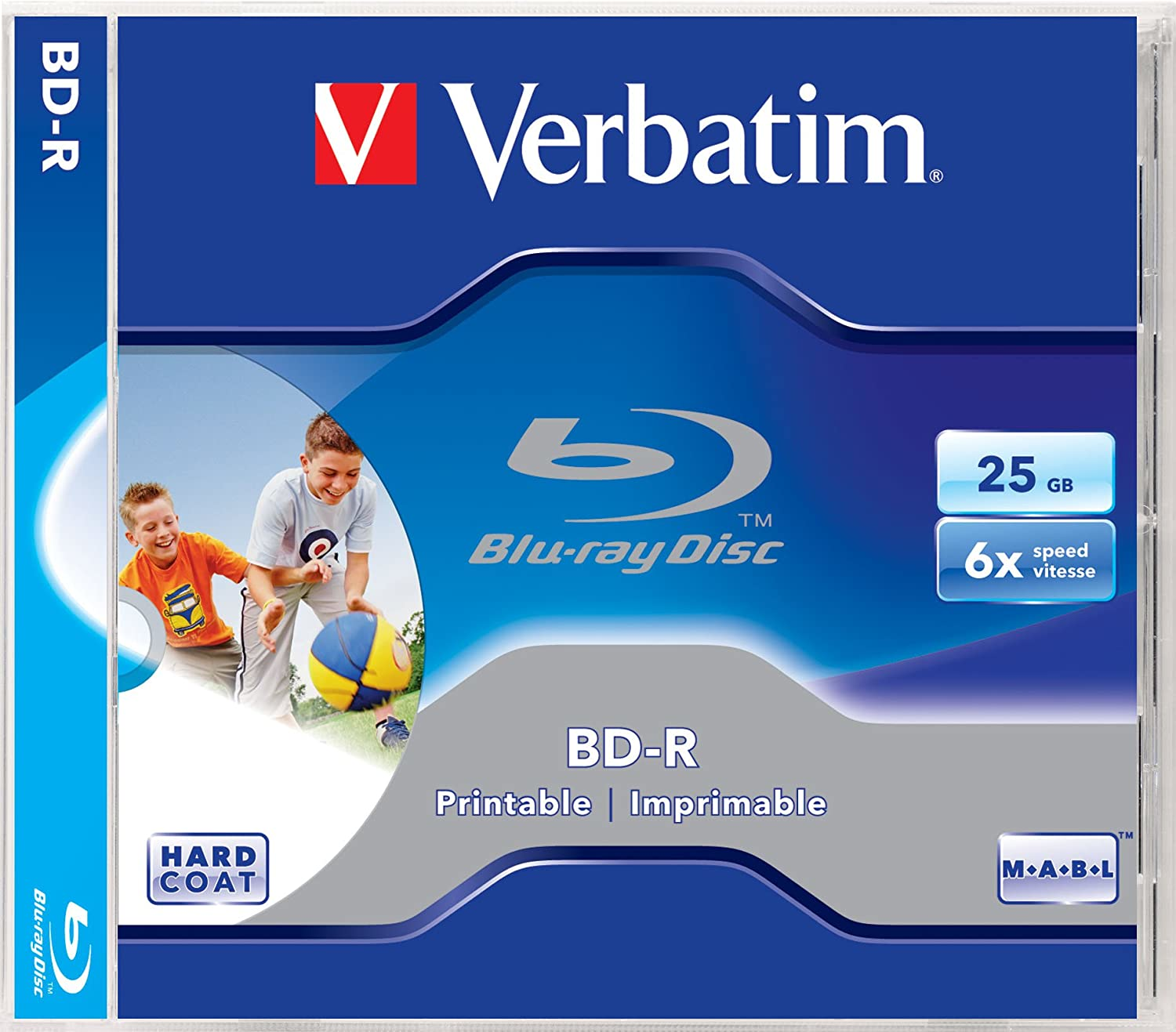 VERBATIM BD-R nyomtatható BluRay lemez, 25 GB, 1 db (43713)