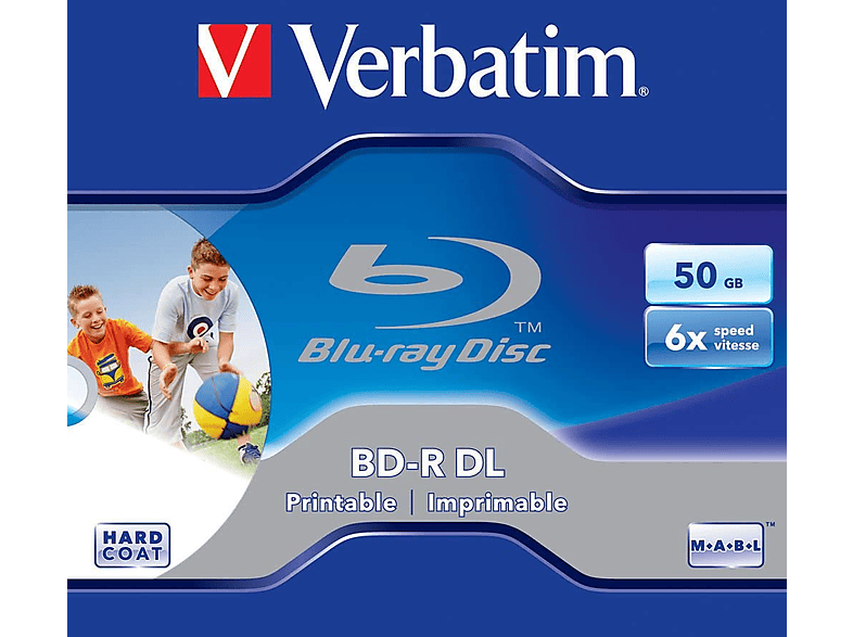 VERBATIM BD-R BluRay kétrétegű nyomtatható lemez, 50 GB, 1 db (43736)