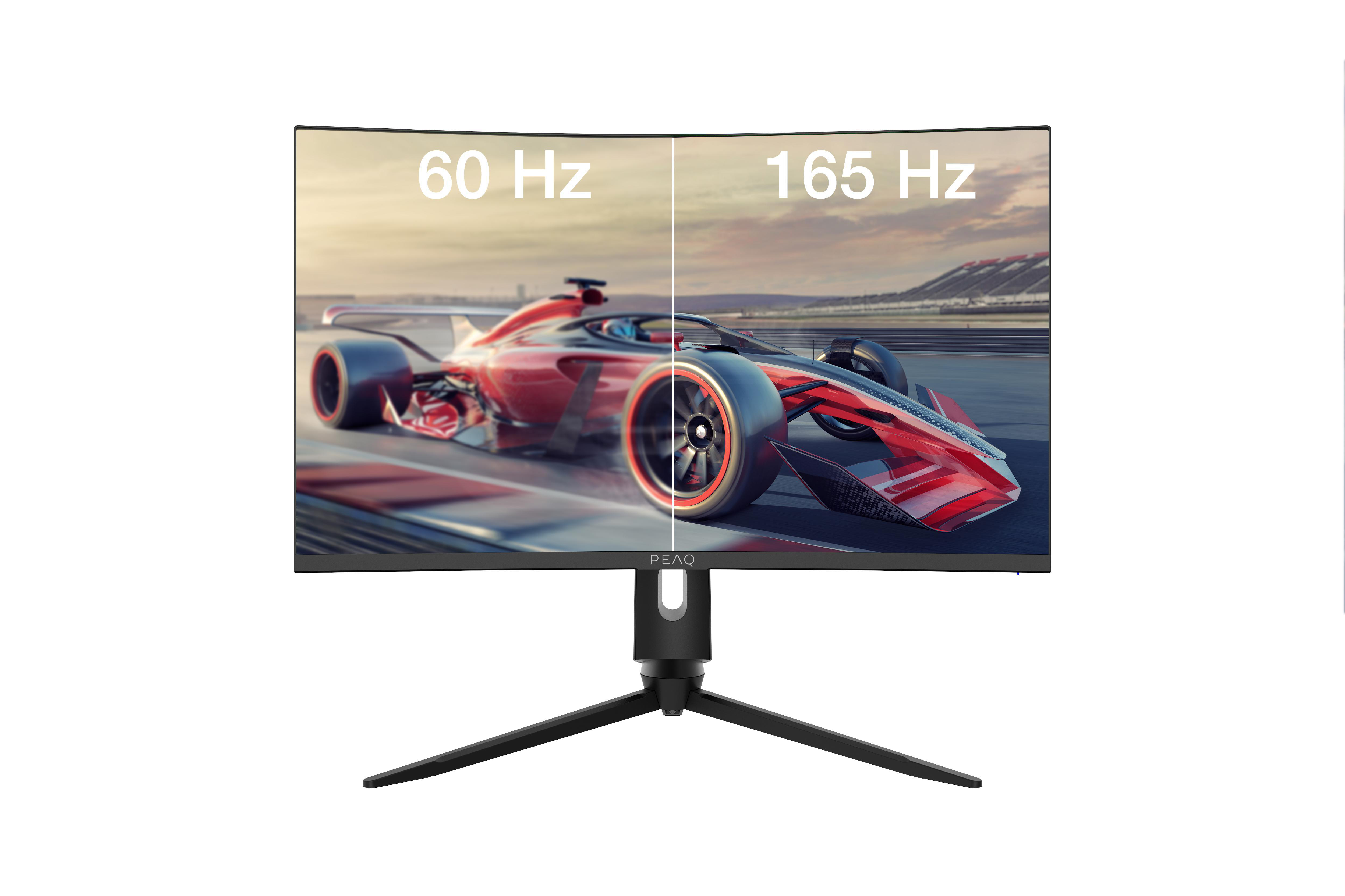 PEAQ PMO G270-CQK  27 Zoll  WQHD  Gaming Monitor  1 ms Reaktionszeit  