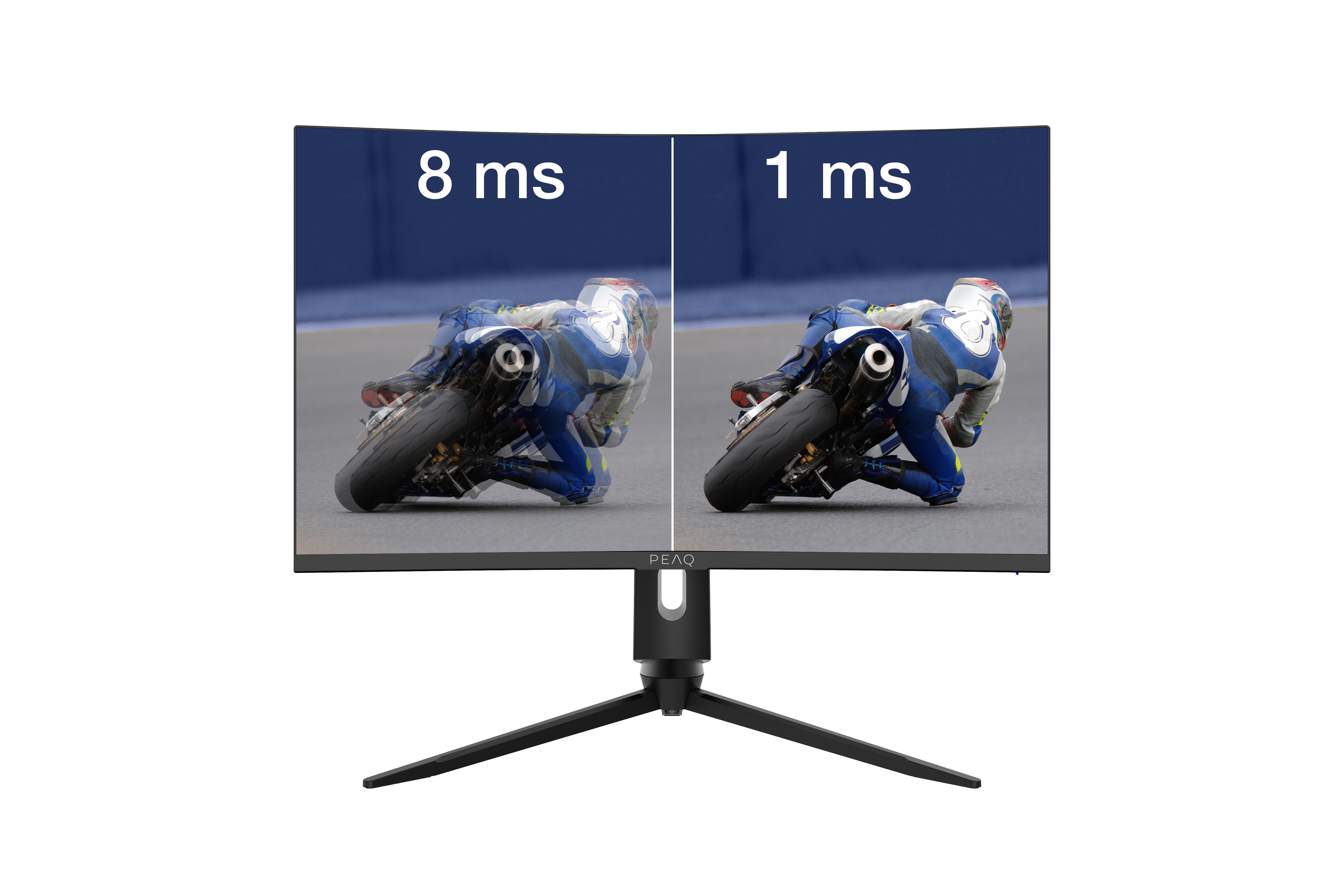 PEAQ PMO G270-CQK  27 Zoll  WQHD  Gaming Monitor  1 ms Reaktionszeit  