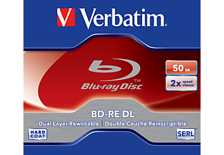 VERBATIM BD-RE BluRay kétrétegű újraírható lemez, 50 GB, 1 db (43760)