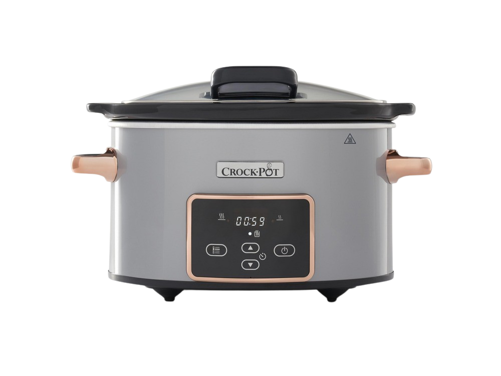 Crockpot Csc059x Olla de lenta digital para preparar todo tipo recetas 3.5 litros platacobre 3.5l 200 w ocre slow 059x