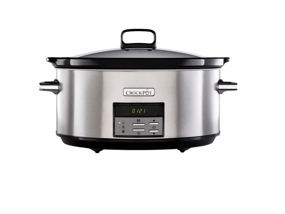 Olla - Crock-Pot CSC063X, De cocción lenta, 320 W, 7.5 l, Inox