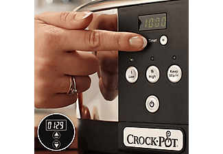Olla - Crock-Pot SCCPBPP605, De cocción lenta, 230 W, 5.7 l, Inox