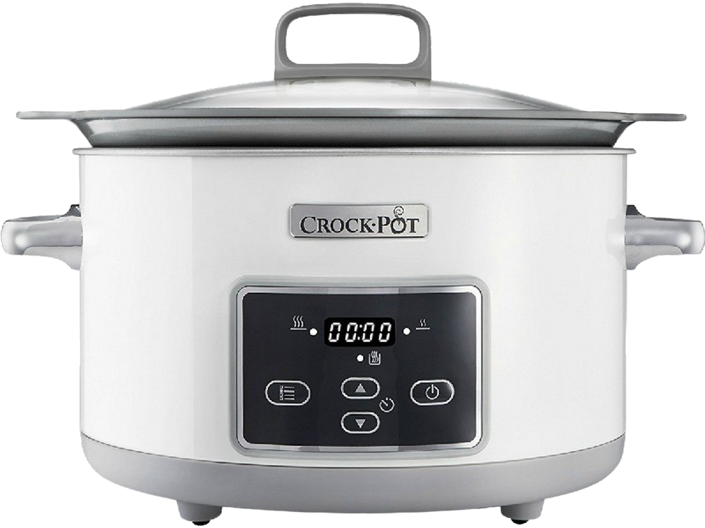 Olla Crockpot Csc026x de lenta 220 w 5 blanco duraceramic digital recipiente compatible con fuego e 5l csc026