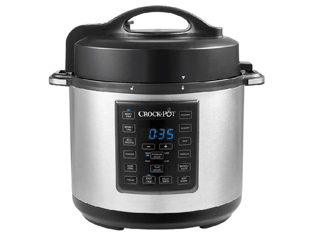 Olla - Crock-Pot CSC051X, Programable, 1000W, 5.7 l, Gris