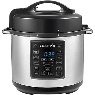 Olla eléctrica - Crock-Pot CSC051X, Programable, 1000W, 5.7 l, Gris