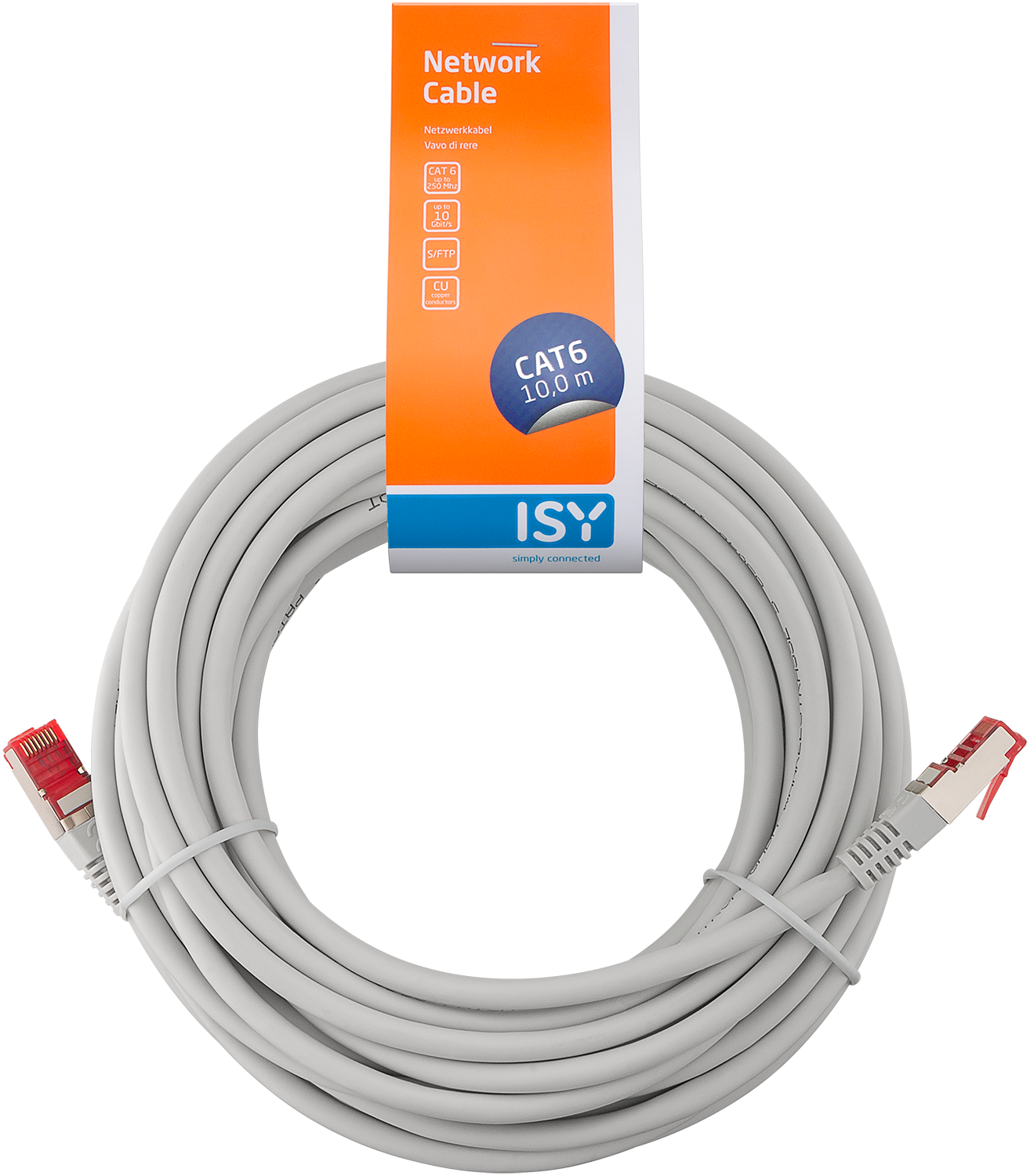 ISY IPC-6100 UTP-kabel 10 m Wit