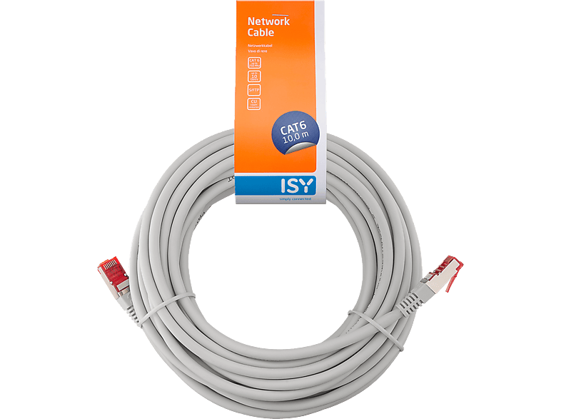 Scarp Fonetiek Panter ISY CAT6 UTP-kabel | 10 meter kopen? | MediaMarkt