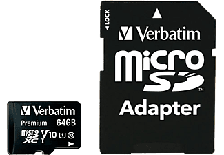 VERBATIM Premium microSDXC memóriakártya 64 GB (44084)
