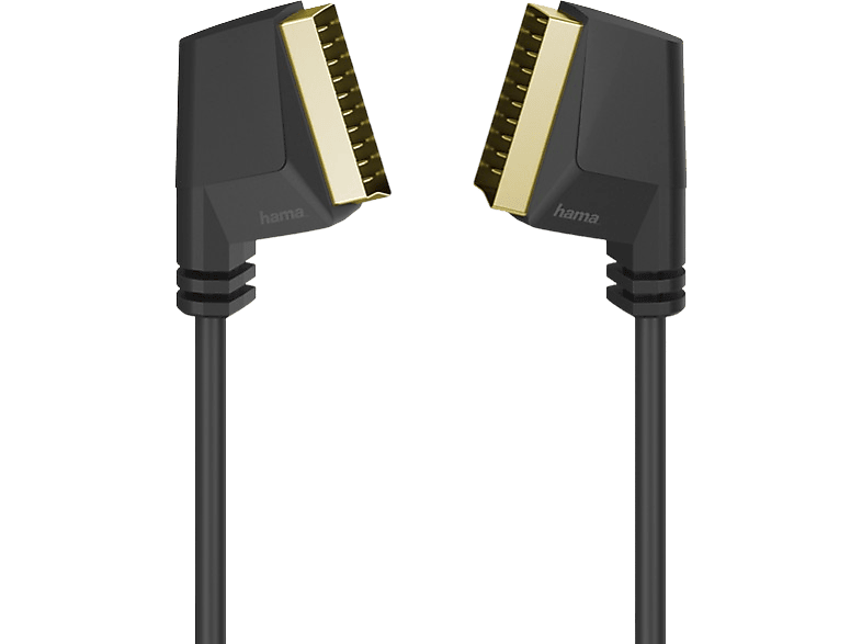 Cable euroconector - Hama 00205082, 1.5 mm, Negro
