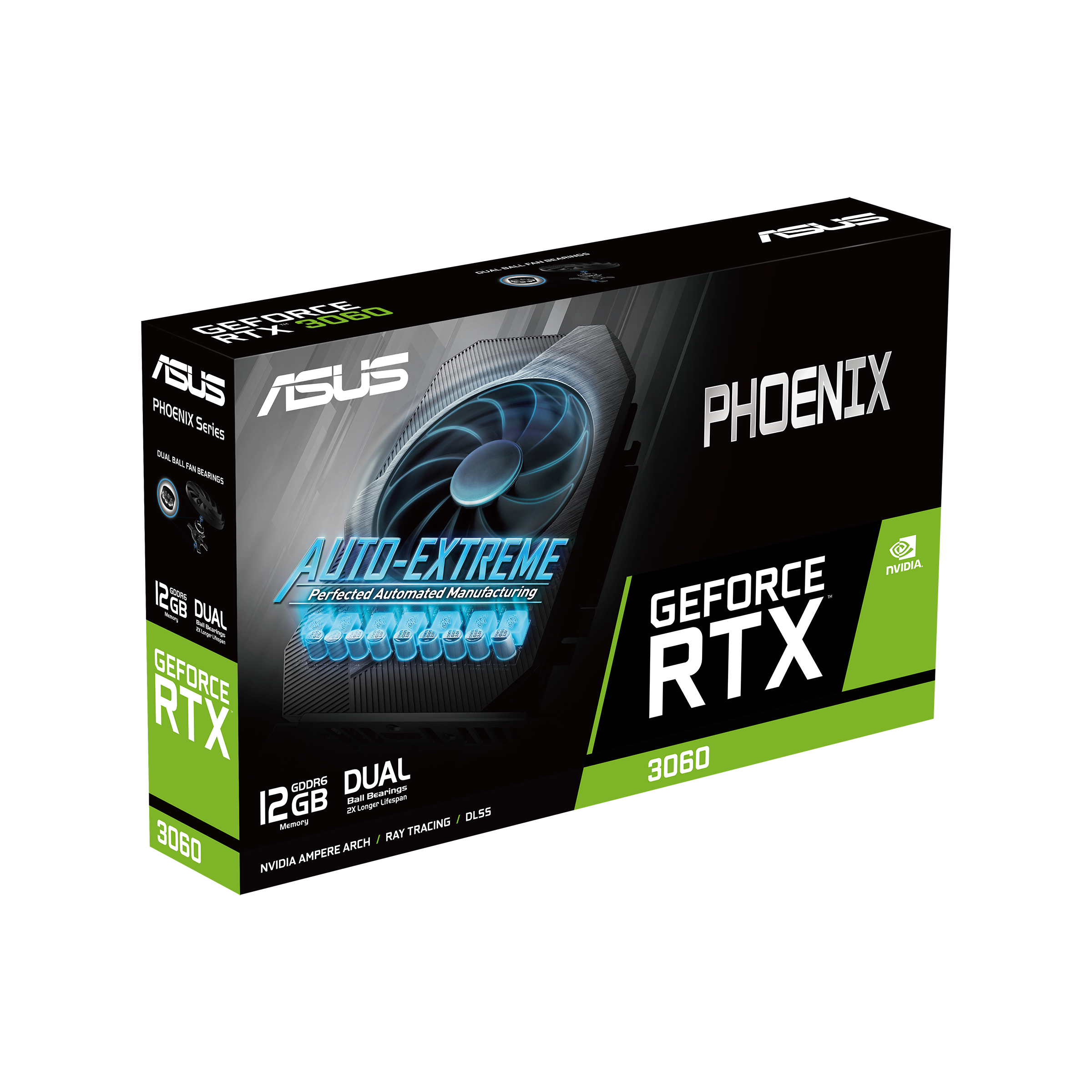 ASUS GeForce RTX™ 3060 Phoenix 12 GB (90YV0GB4-M0NA00) (NVIDIA, Grafikkarte)