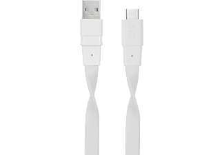 RIVACASE USB-USB-C töltőkábel, 1,2m fehér (RUK6003WT12)