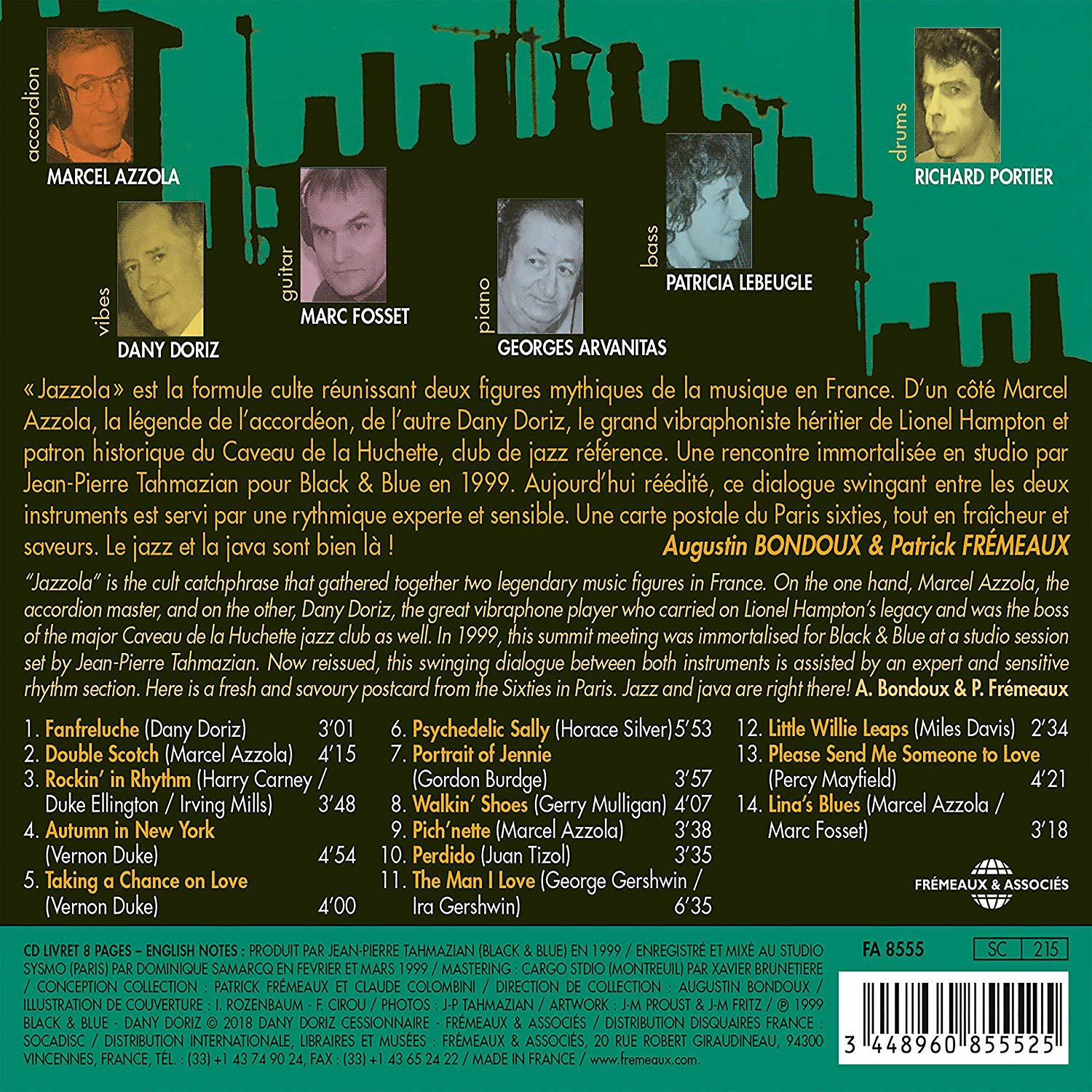 Marcel Azzola & Dany Doriz - Jazzola CD