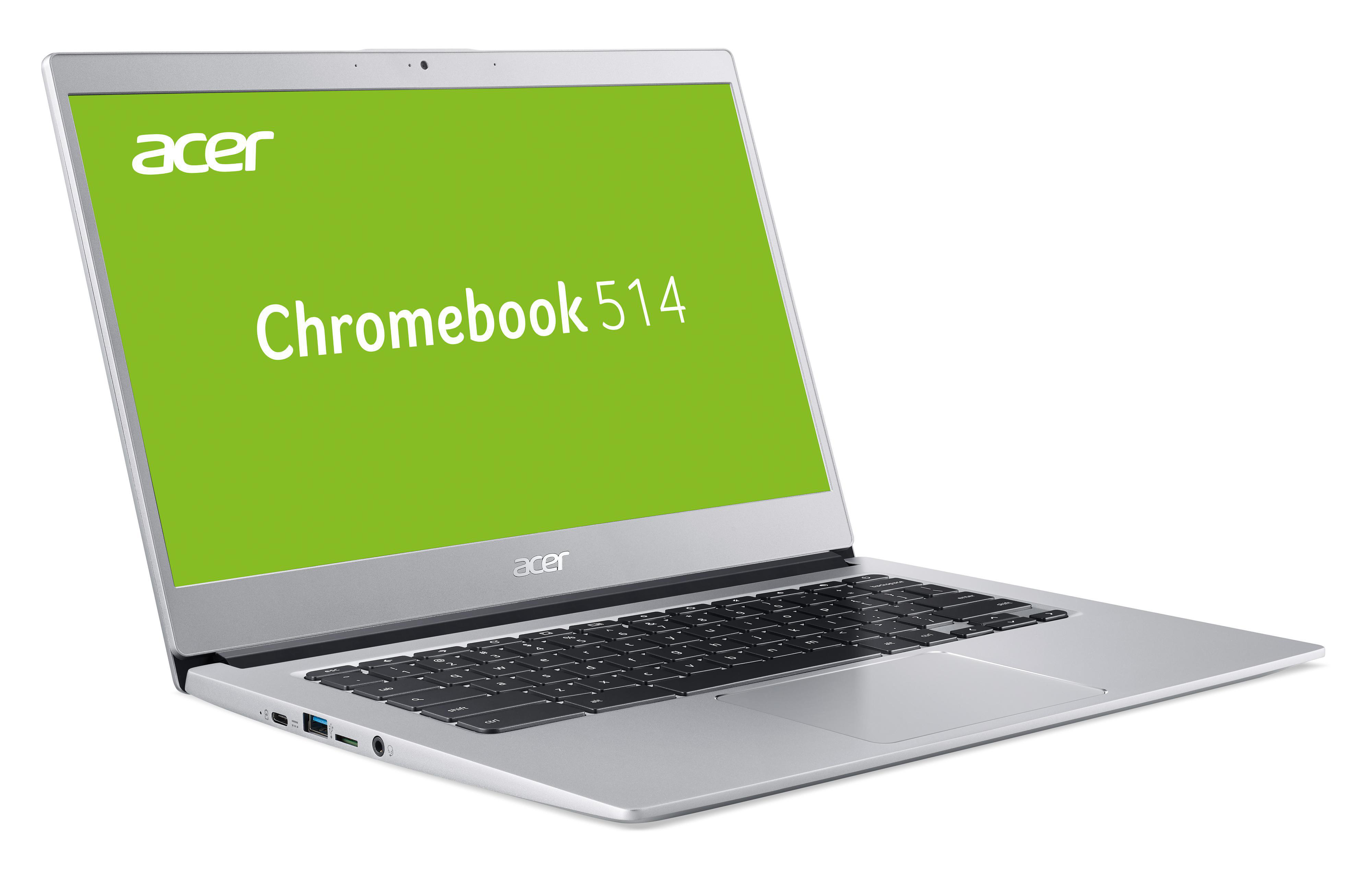 ACER Chromebook 514 (CB514-1HT-P3GK) Aluminium-Unibody - 14 Zoll - Intel® Pentium® N4200 - 4 GB - 64 GB - Intel® HD 505 - Google ChromeOS