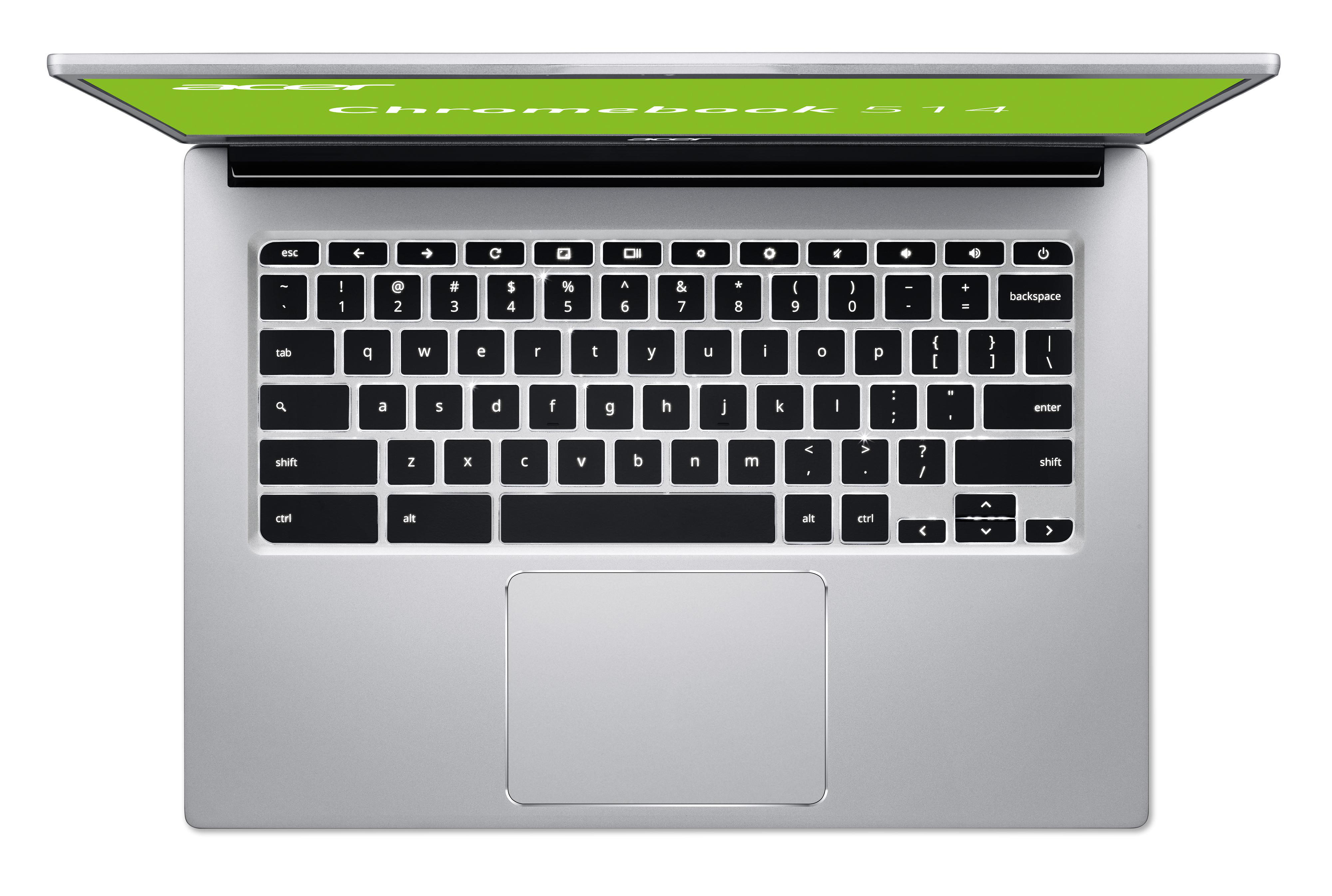 ACER Chromebook 514 (CB514-1HT-P3GK) Aluminium-Unibody - 14 Zoll - Intel® Pentium® N4200 - 4 GB - 64 GB - Intel® HD 505 - Google ChromeOS