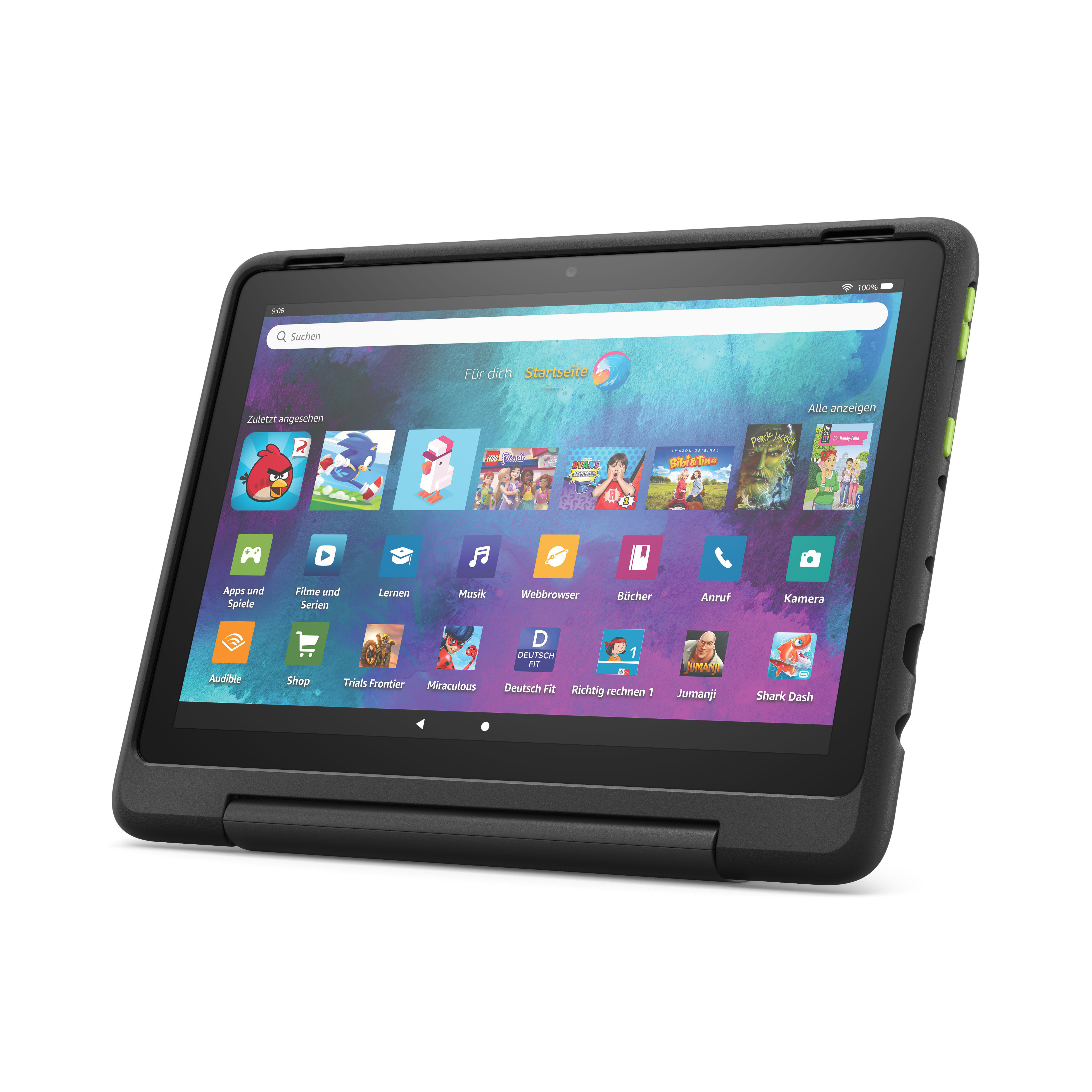 AMAZON FIRE HD 10 KIDS PRO, Tablet, 32 GB, 10,1 Zoll, Schwarz