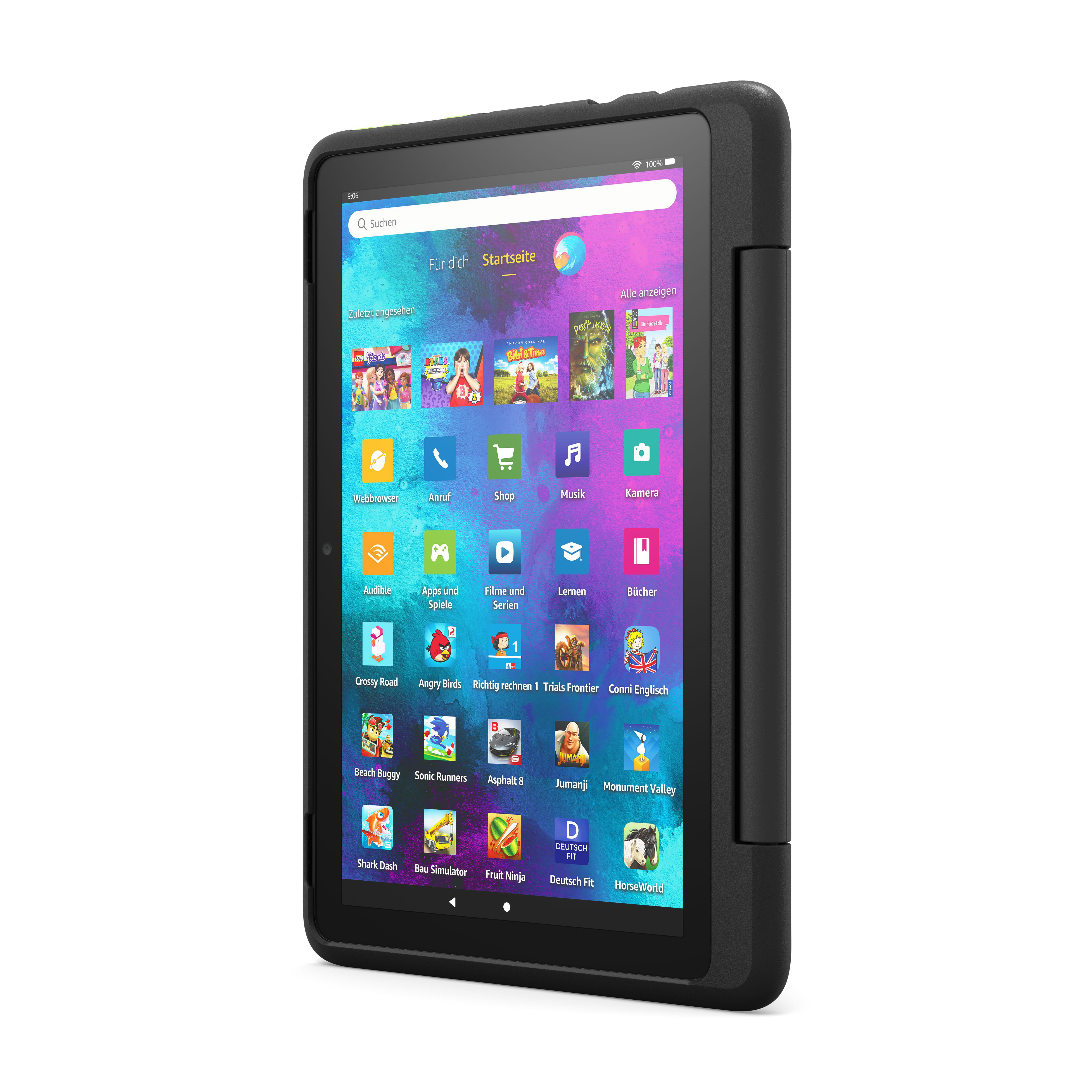 AMAZON FIRE HD 10 KIDS PRO, Tablet, 32 GB, 10,1 Zoll, Schwarz