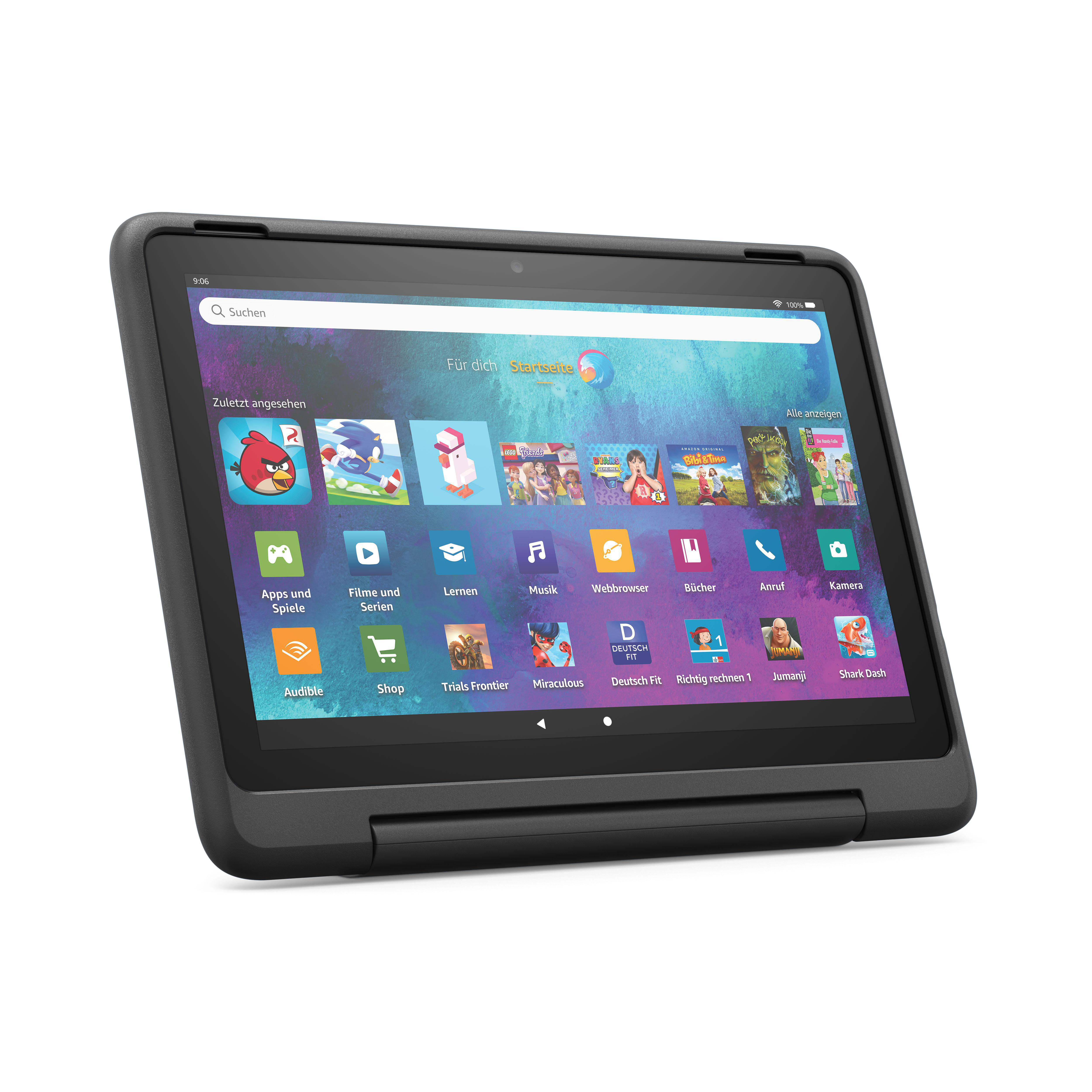 AMAZON FIRE HD 10 KIDS PRO, Tablet, 32 GB, 10,1 Zoll, Schwarz